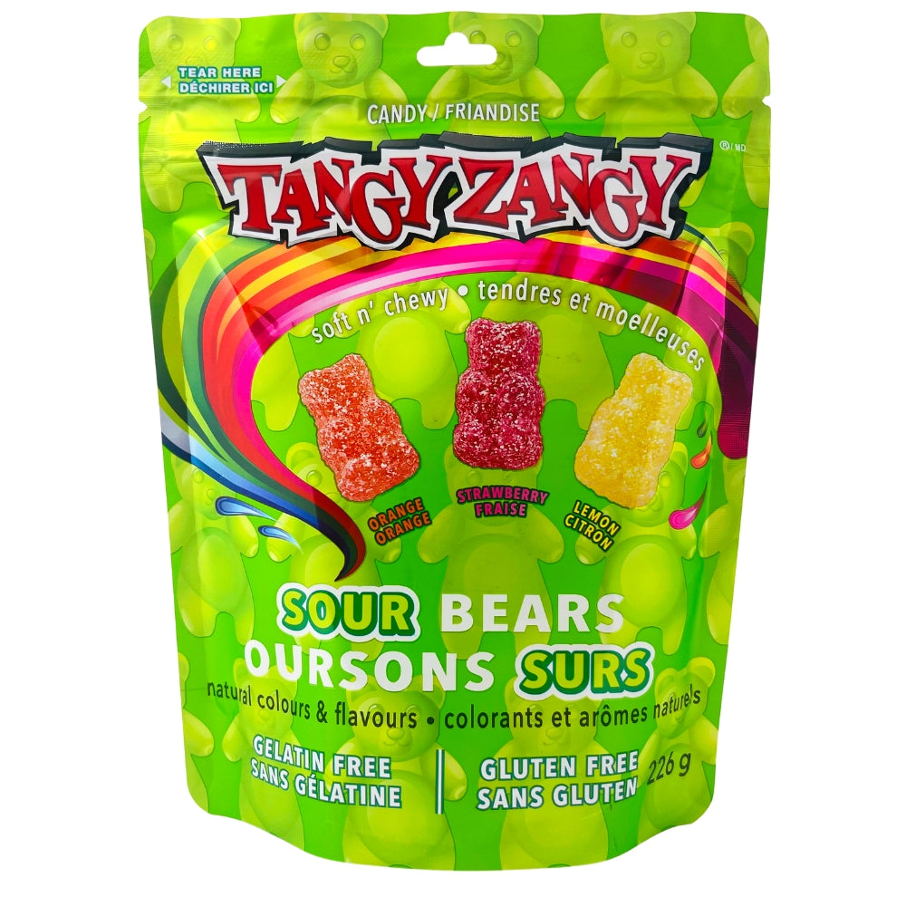Tangy Zangy Sour Bears Candy 226g Candy Funhouse Candy Funhouse US