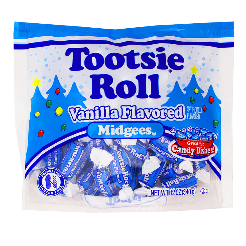 Tootsie Roll Vanilla Midgees - 12oz -Old Fashioned Candy --Stocking Stuffer Ideas