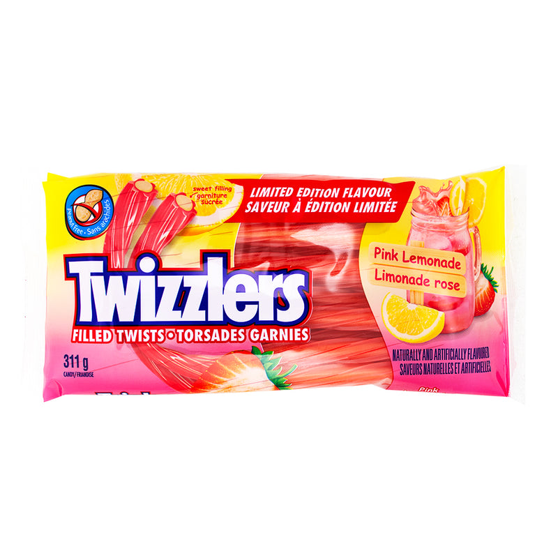 Twizzlers - Pink Lemonade Filled Twists - 311g - Twizzlers
