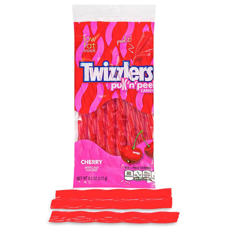 Twizzlers Pull-N-Peel Cherry Candy - 6.1oz- Twizzlers - Twizzlers Candy