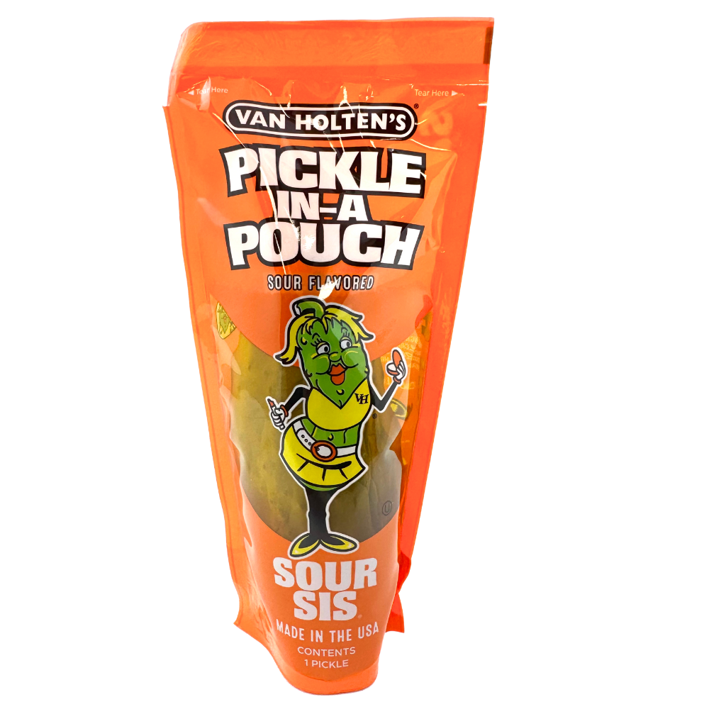 Van Holten's Sour Sis Jumbo Pickle | Candy Funhouse US