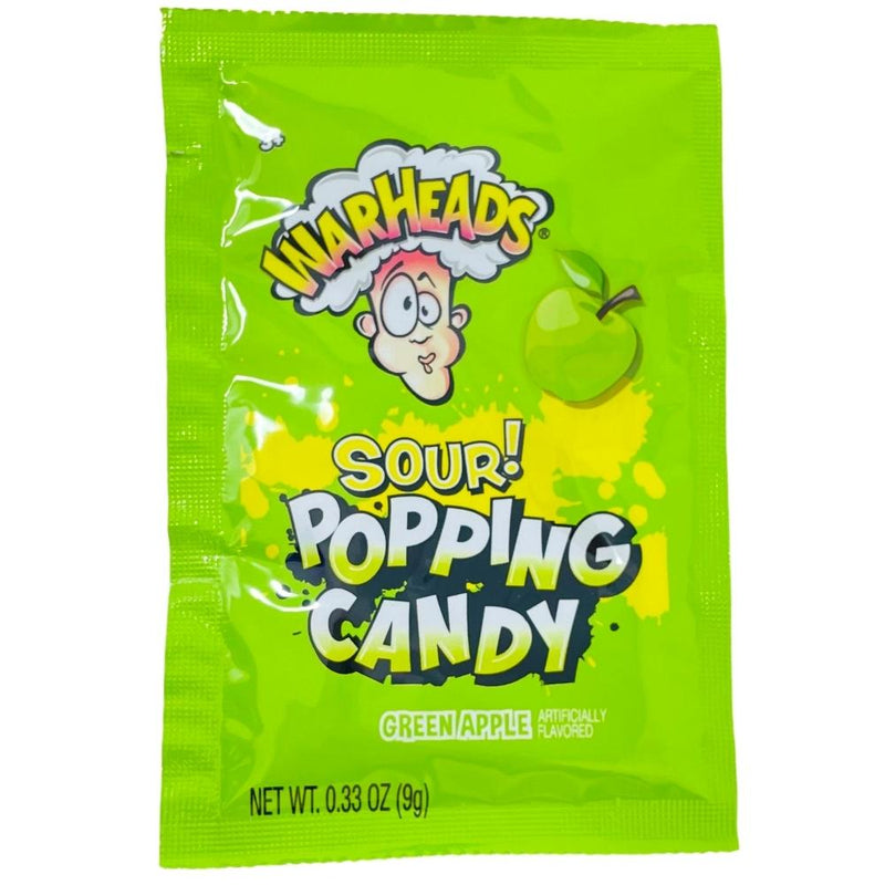 Warheads Sour Popping Candy - Green Apple 0.33oz