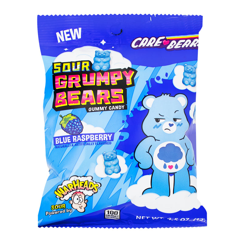Warheads Sour Grumpy Bears - 4.5oz Nutrition Facts Ingredients