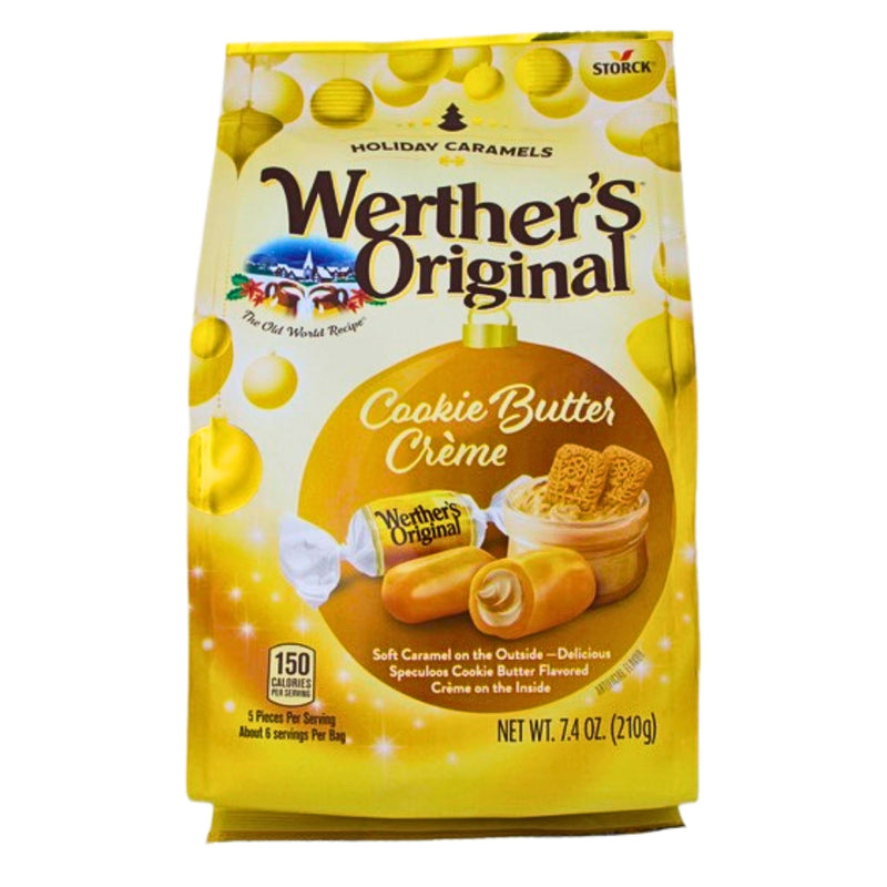 Werther's Original Cookie Butter Creme Chewy Caramels - 7.4oz -Old Fashioned Candy