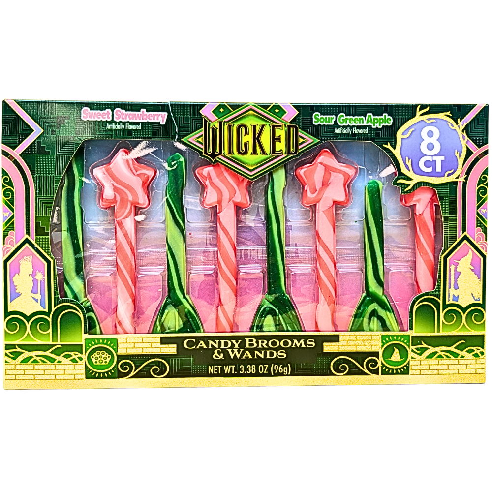 Wicked Candy Brooms & Wands - 96g | Candy Funhouse US