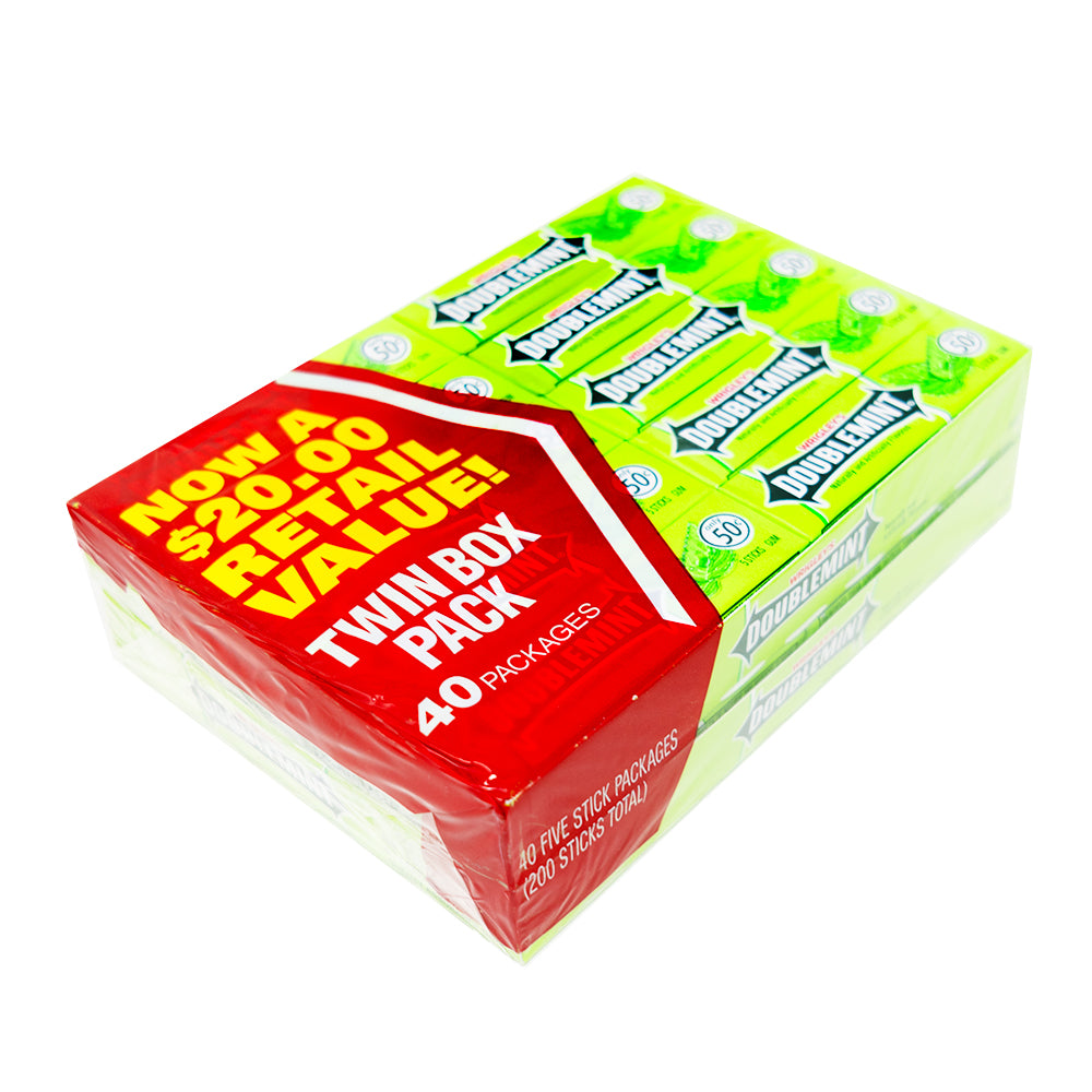 Wrigley's Doublemint Gum 5 Stick - 40ct | Candy Funhouse – Candy