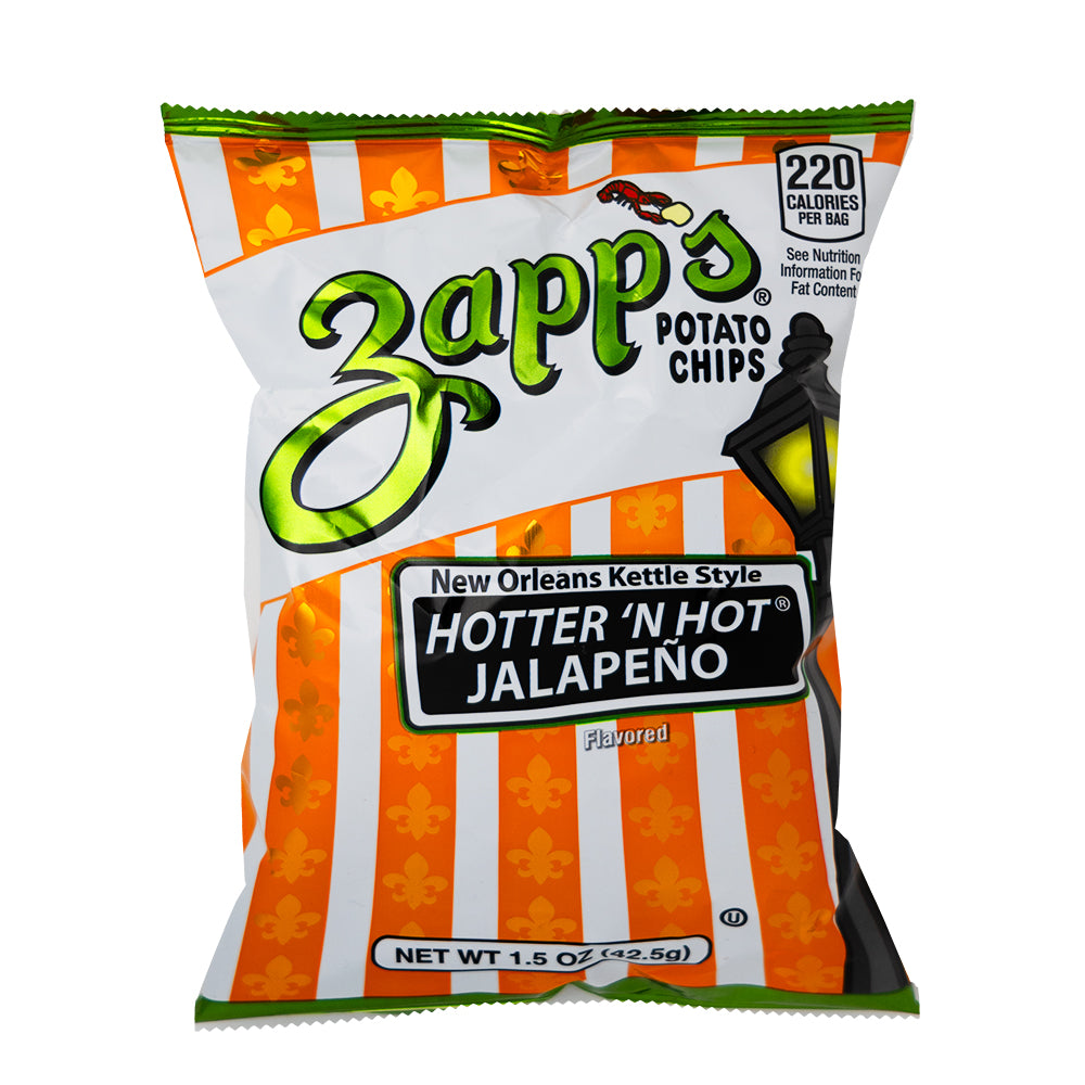 Zapp's Hotter 'N Hot Jalapeno - 1.5oz | Candy Funhouse
