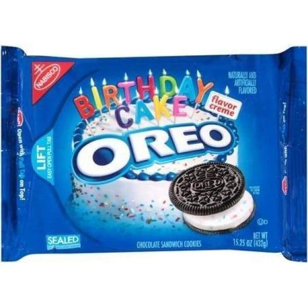 Oreo Birthday Cake Family Size - 17oz -Oreo Cake - Birthday Cake Oreos