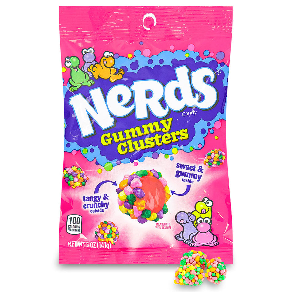 Nerds Gummy Clusters 5oz Open, Nerds, nerds candy, nerds gummy clusters, nerds gummy candy, nerds gummies