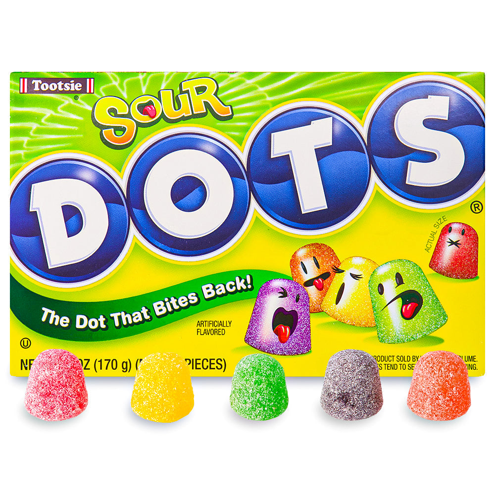 Dots Sour Gumdrops Candy Theatre Packs