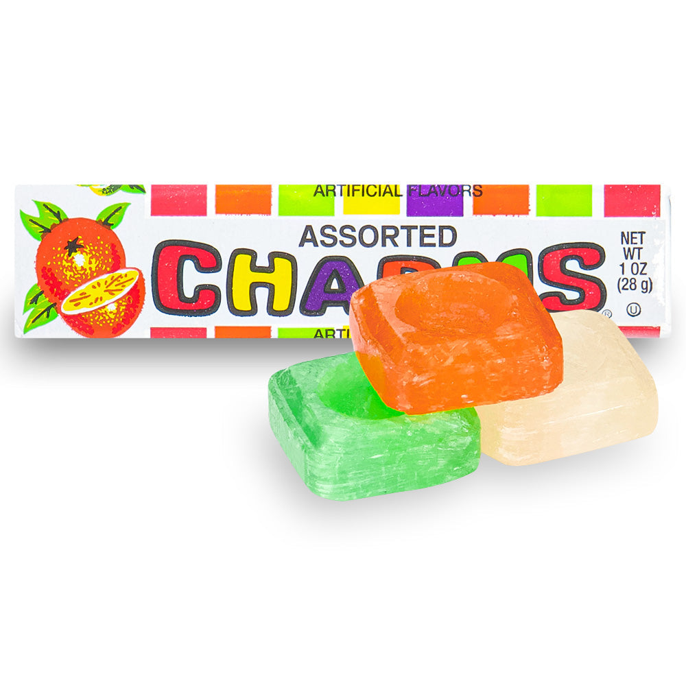 Charms Assorted Fruit Flavored Squares # 985 - 20 Ea 