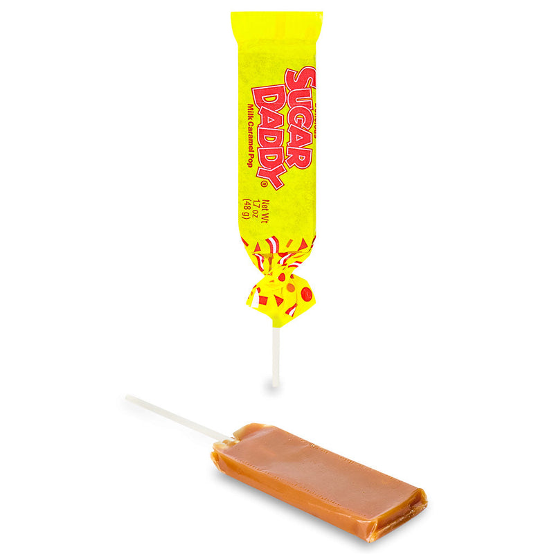 Sugar Daddy Caramel Pops 1.7 oz - Sugar Daddy Candy