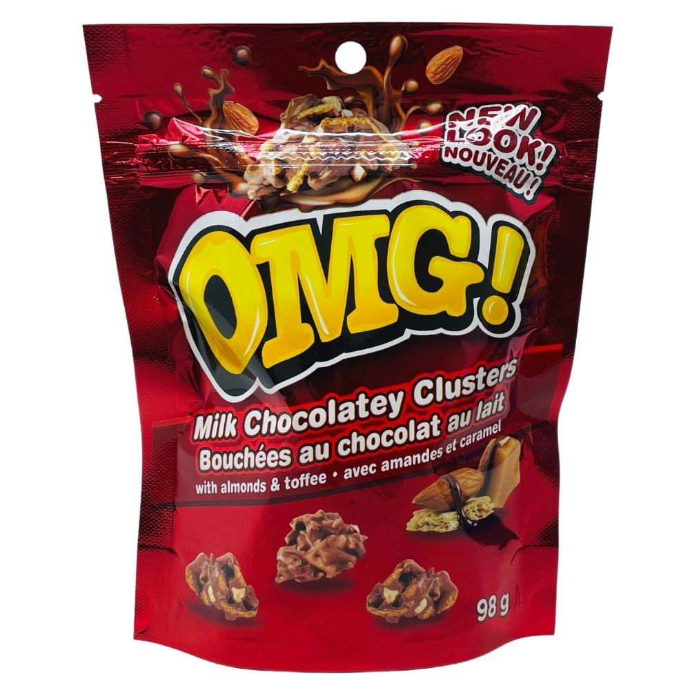 OMG! Milk Chocolatey Clusters 98g Candy Funhouse Candy Funhouse US