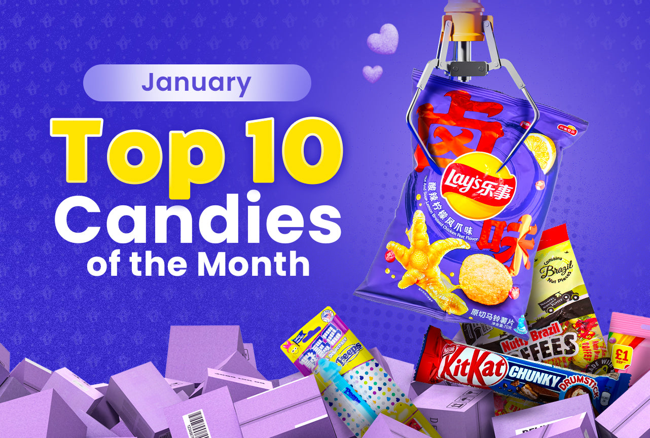 Top 10 Candies of The Month - January | Candy Funhouse US