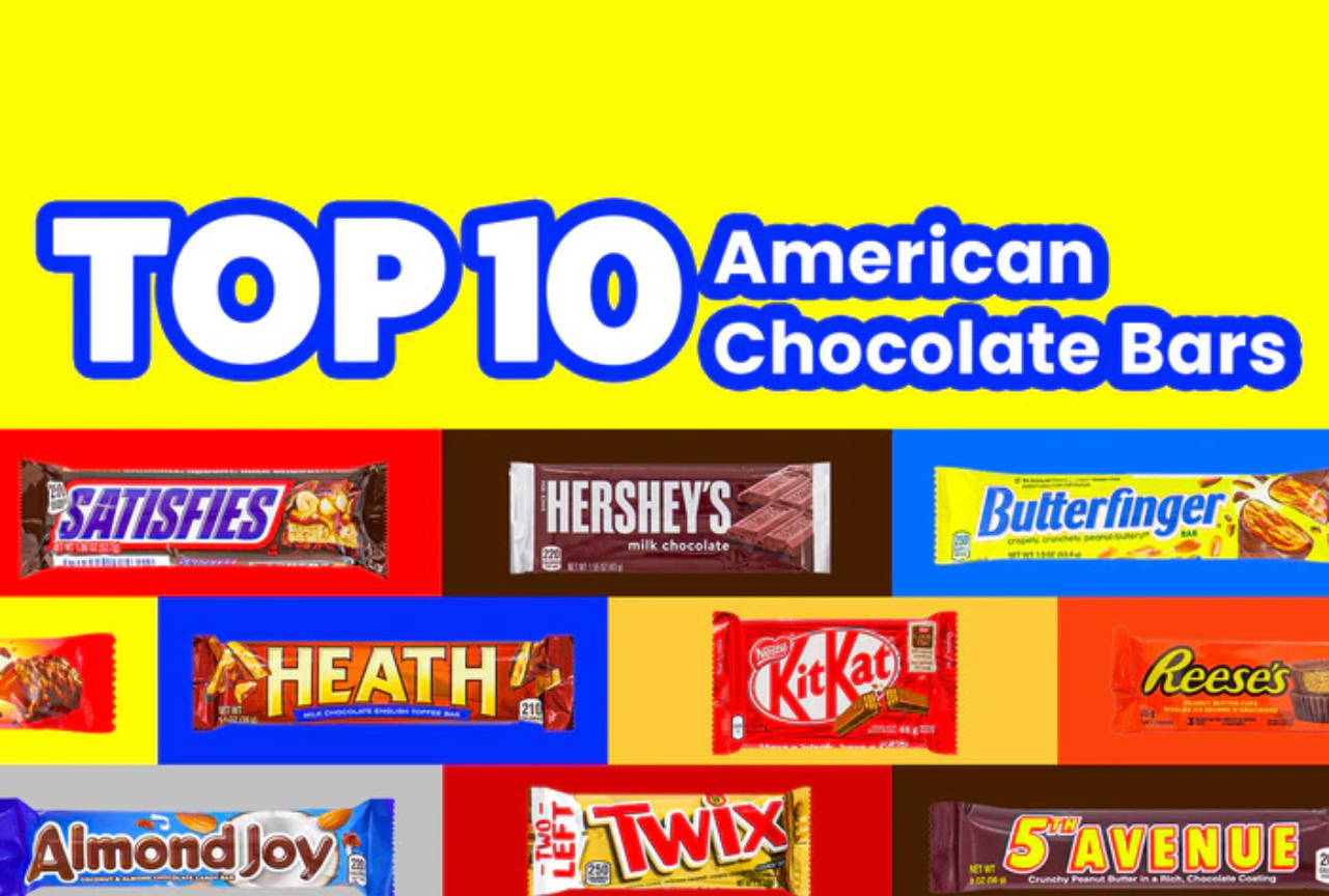Top 10 American Chocolate Bars| Candy Funhouse – Candy Funhouse US