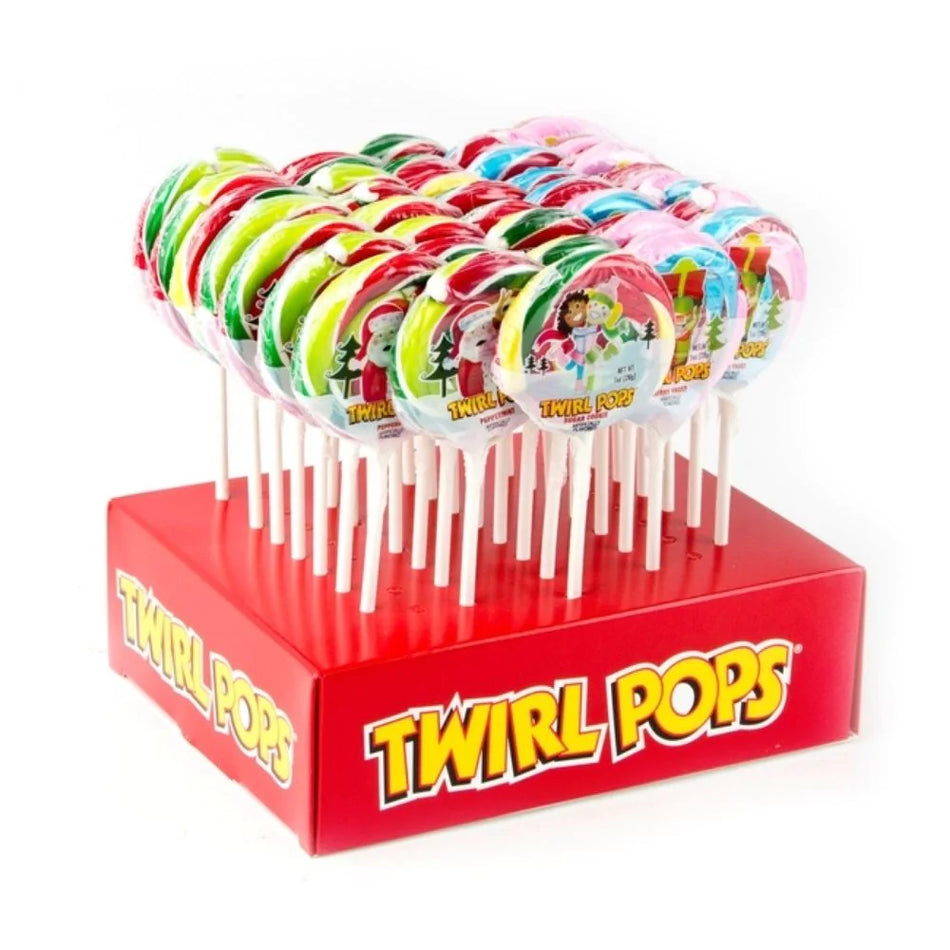 Adams & Brooks Rainbow Twirl Pops - 1.5oz