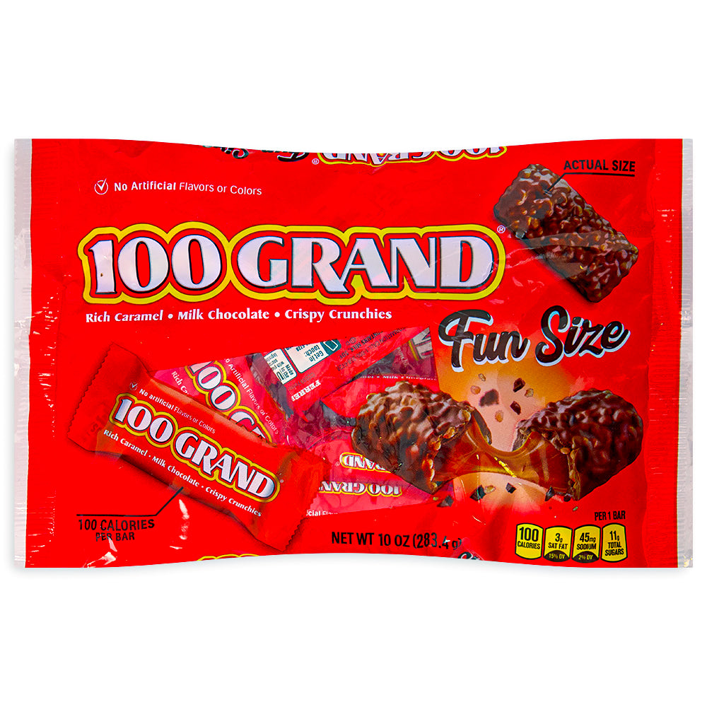 100 grand bar fun size - 10oz