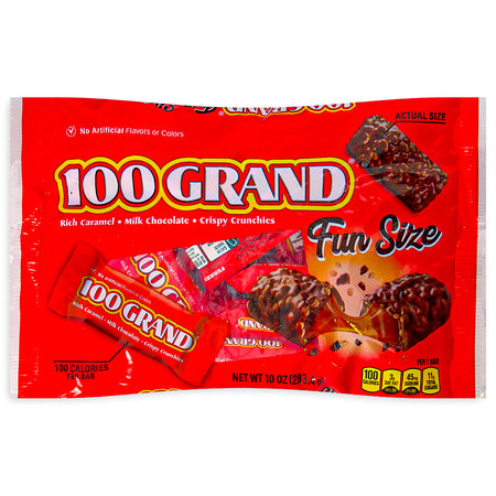 100 grand bar fun size - 10oz