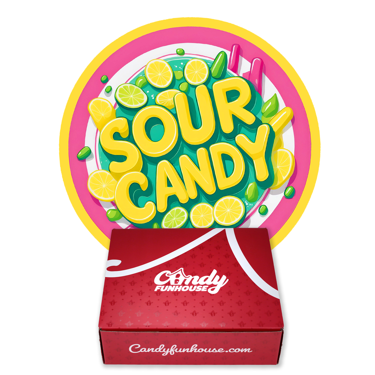 Sour Candy Funbox - Sour Candy - Candy Funbox - Sour Treats - Sour Candies - Sourest Candy - Candy Box - Gift Box - Sour Candy Sour Candy