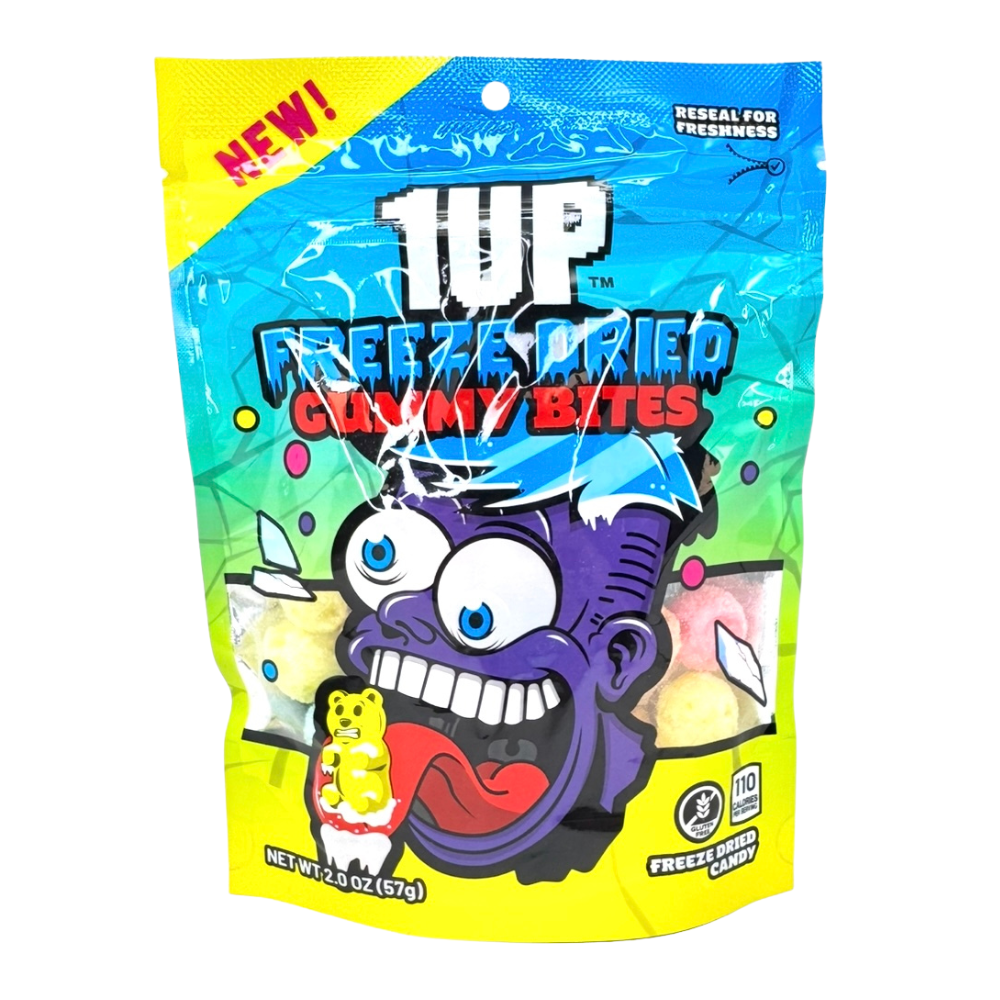 1UP Freeze Dried Gummy Bites - 2oz