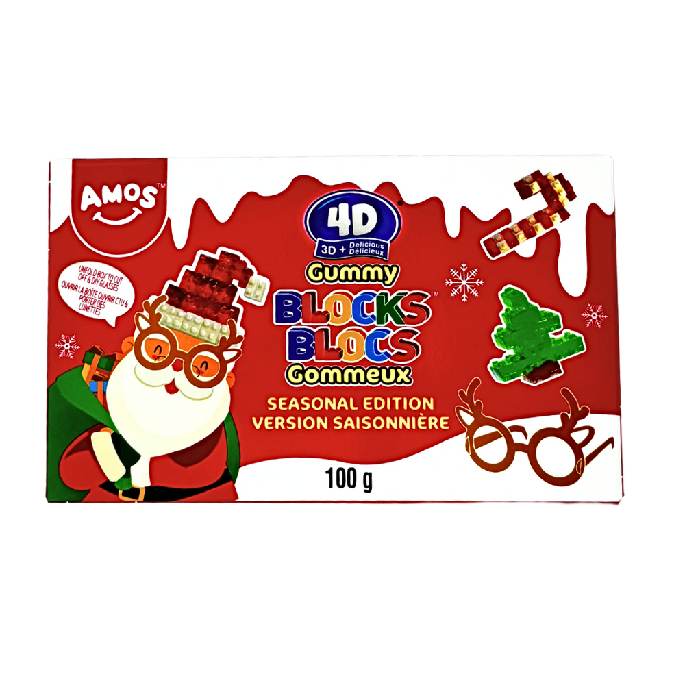 4D Gummy Blocks Christmas Edition - 100g