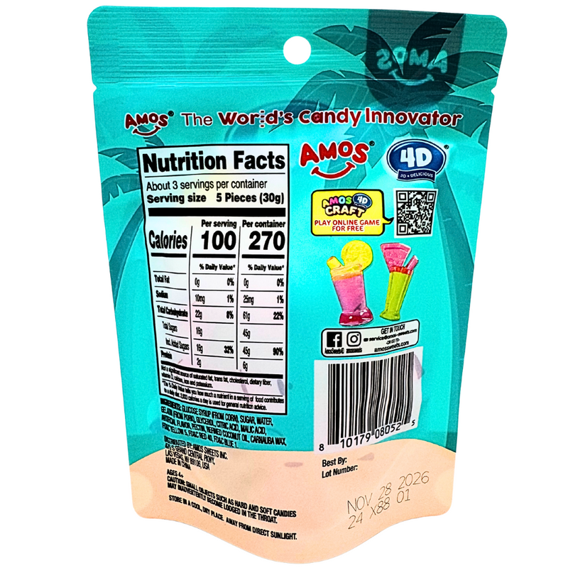4D Gummy Drinks - 3oz | Candy Funhouse US