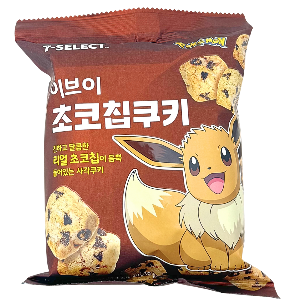 7-Eleven Eevee Chocolate Chip Cookies (Korea) - 132g