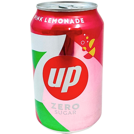 7-Up Pink Lemonade Zero (UK) - 330mL