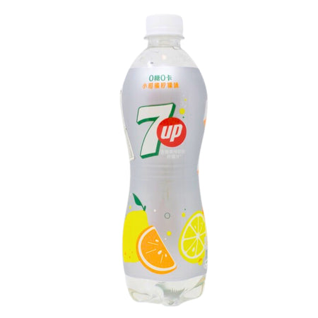 7up Orange & Lemon (China) - 550mL-7up-Orange Soda-Chinese Snacks