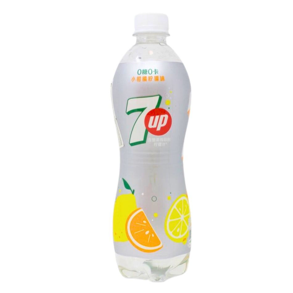 7up Orange & Lemon (China) - 550mL-7up-Orange Soda-Chinese Snacks