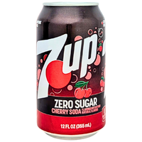 7UP Cherry Zero Sugar - 355mL