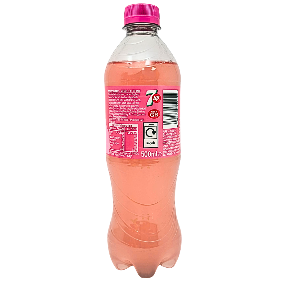 7UP Pink Lemonade (UK) - 500mL