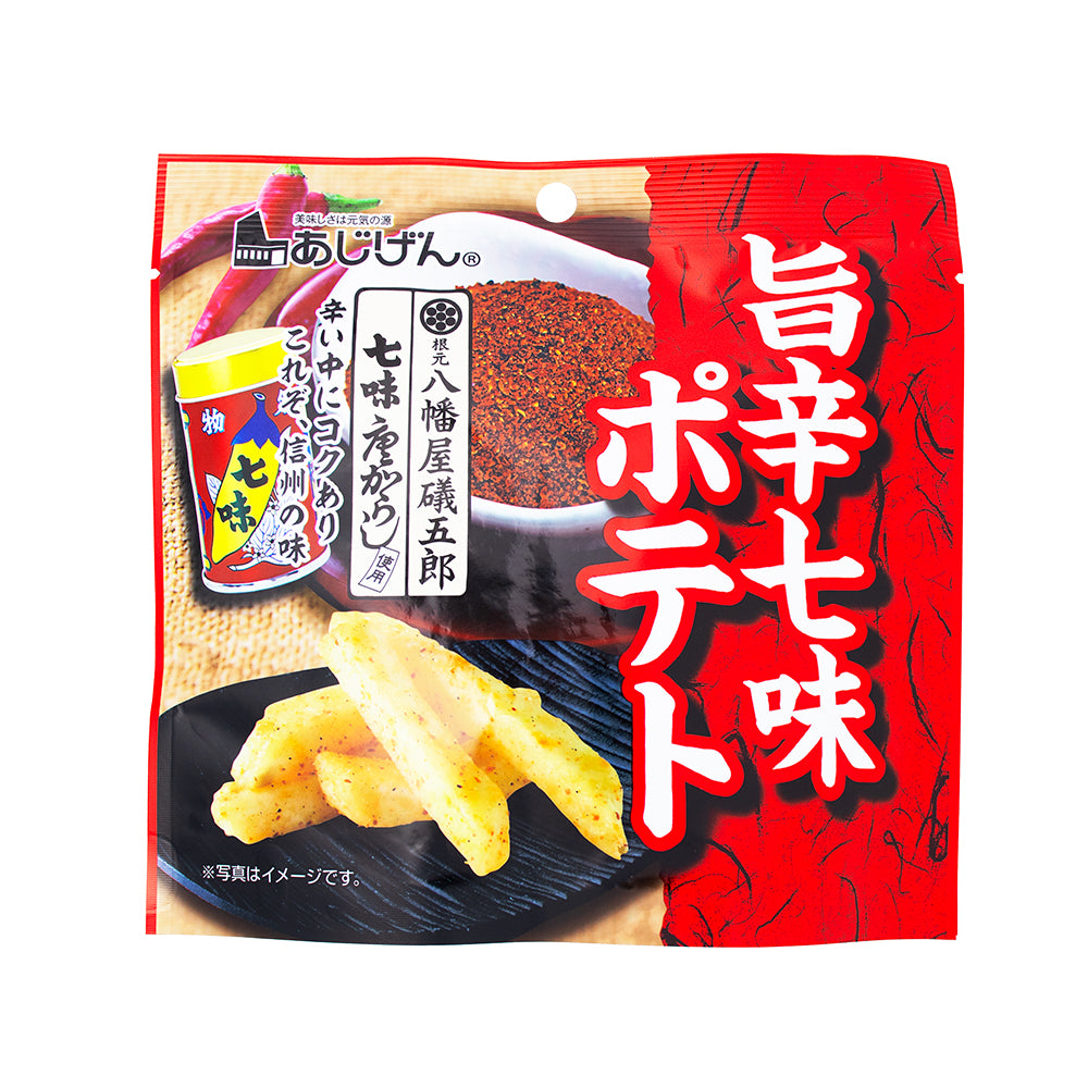 Ajigen Yawataya Isogoro Spicy Shichimi Potato Chips (Japan) - 50g - Exotic Snacks