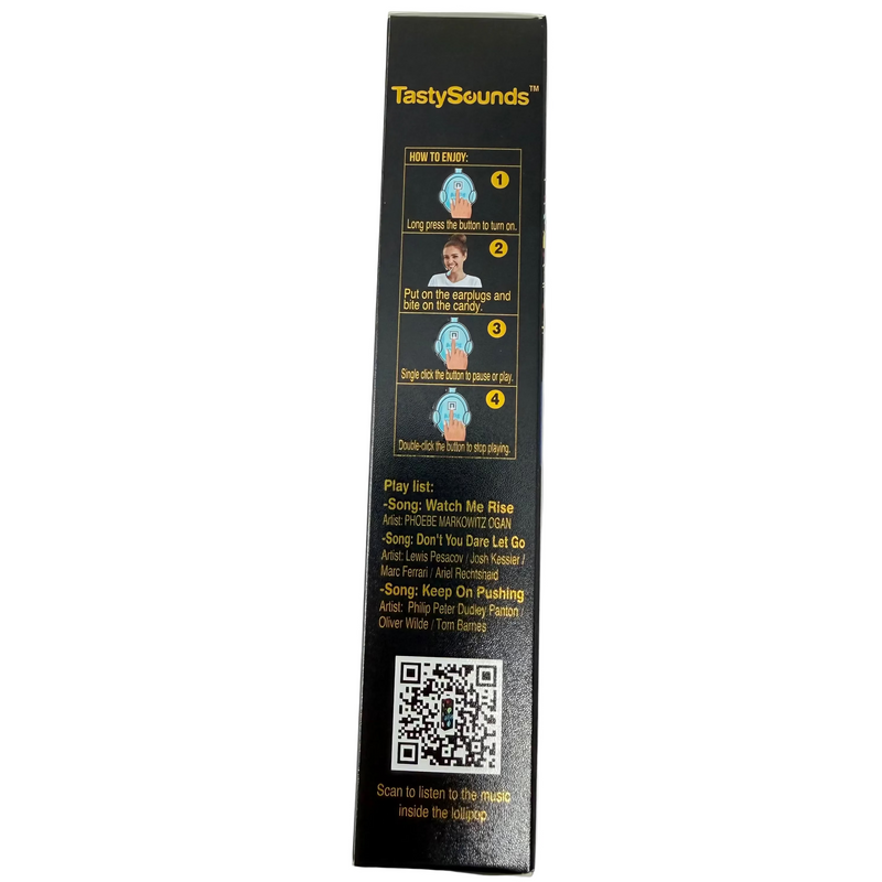 loot bar vape instructions Amos TastySounds Audio Lollipop Blueberry - 0.42oz