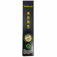 Amos TastySounds Audio Lollipop Blueberry - 0.42oz Side
