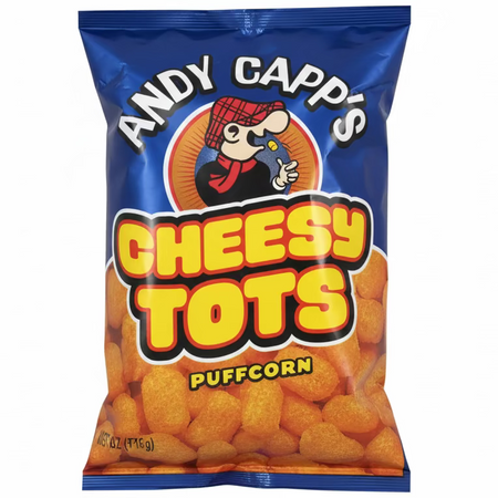 Andy Capp's Cheesy Tots Puffcorn - 1.5oz