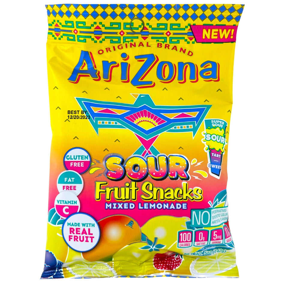 Arizona Sour Fruit Snacks - Mixed Lemonade 142g