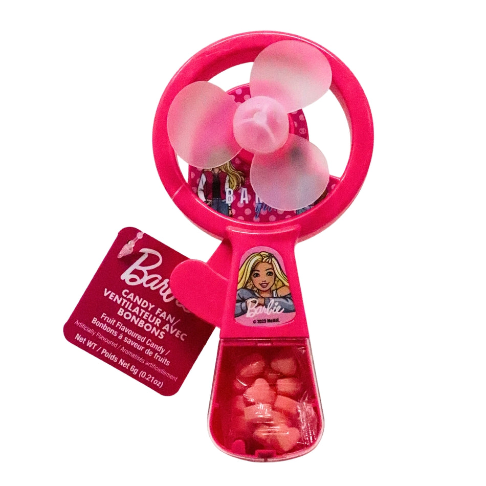 Barbie Candy Fan - 6g-Pink Candy-Barbie Toy-Party Favors