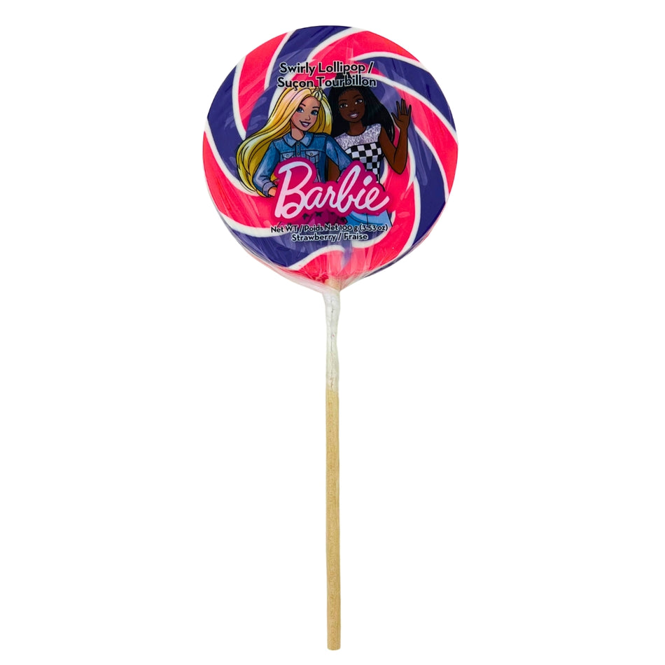 Barbie Swirly Lollipop - 100g-Lollipop-Party Favor-Barbie World 