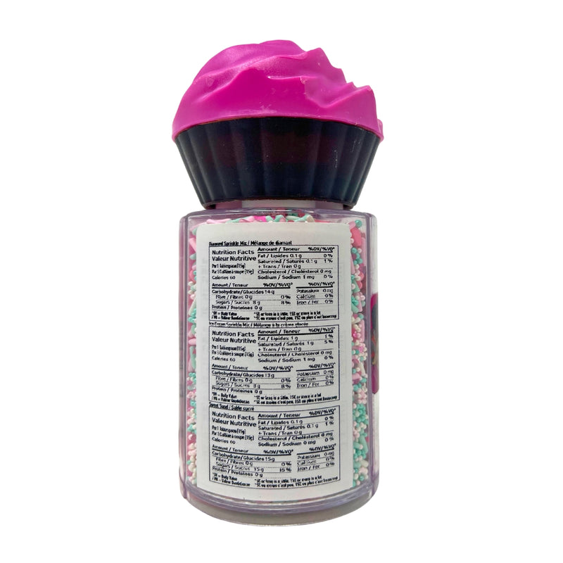 Barbie Triplet Sprinkles - 200g  Nutrition Facts Ingredients-Barbie Birthday Cake-Barbie Cupcakes