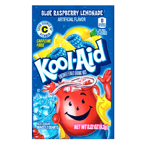 Kool-Aid Blue Raspberry Lemonade Drink Mix Packet-Kool-aid-Blue Raspberry