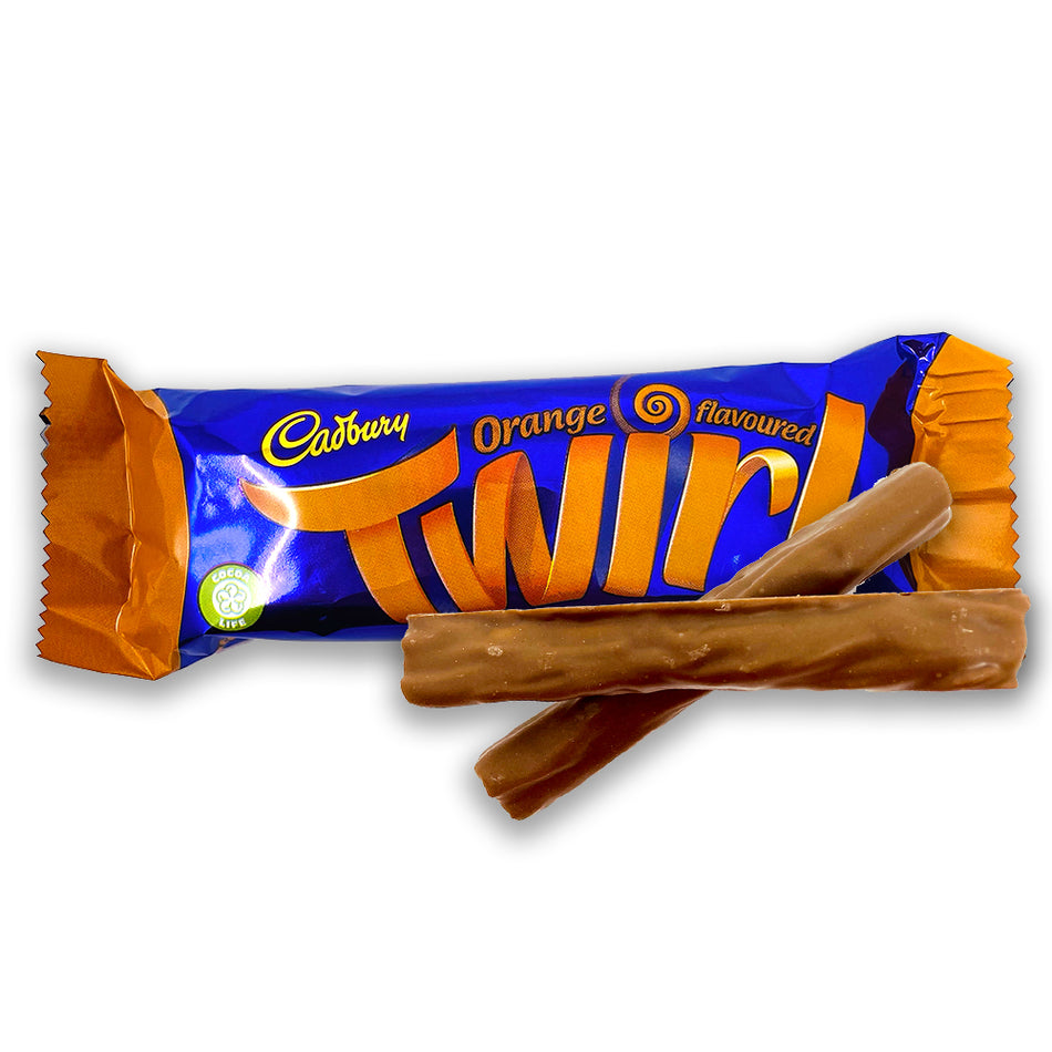 Cadbury Twirl Orange (UK) - 43g -Chocolate Bar from the UK