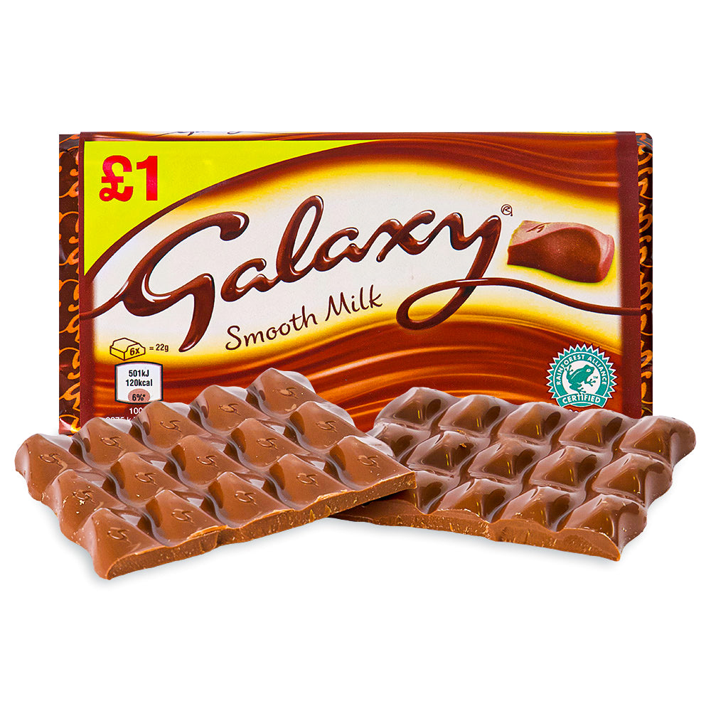Galaxy Smooth Milk Chocolate Block (UK) - 100 g