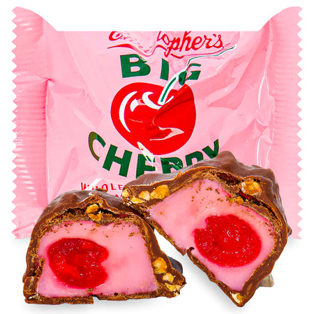 Big Cherry Bar - 1.75oz-Candy Bars-chocolate covered cherries-Old fashioned candy