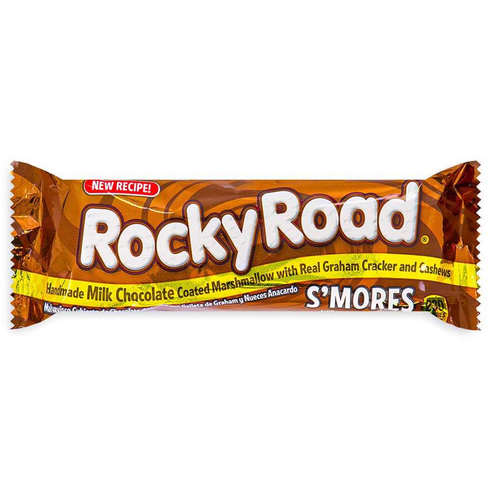 Rocky Road S'Mores Bar-rocky road-candy bar-S'Mores-Milk chocolate