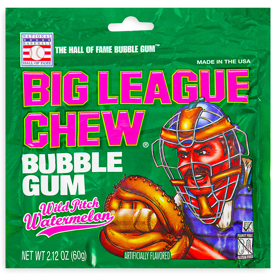Big League Chew - Wild Pitch Watermelon Bubble Gum