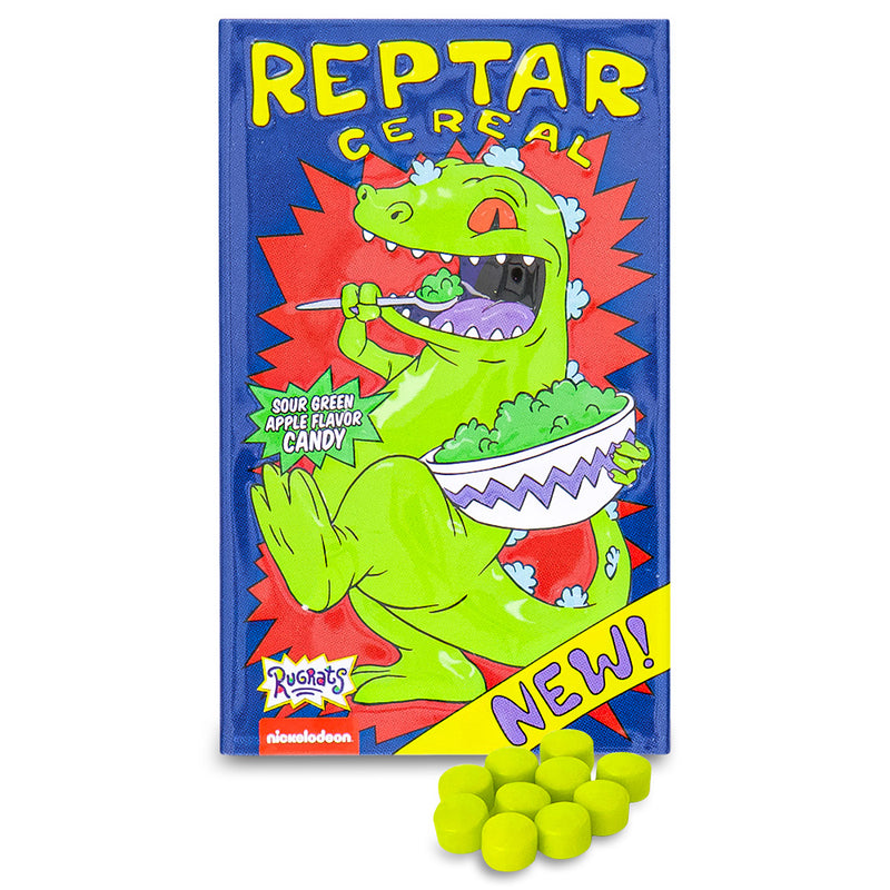 Boston America Rugrats Reptar Cereal Sour Candy Rugrats Characters  Green Candy Cereal Brands