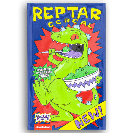 Boston America Rugrats Reptar Cereal Sour Candy Rugrats Characters  Green Candy Cereal Brands