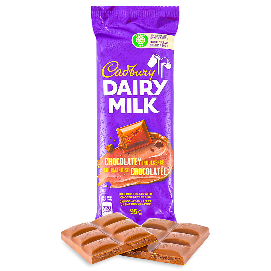 Cadbury Dairy Milk Chocolatey Indulgence Bar - 95g - Canadian Chocolate Bars