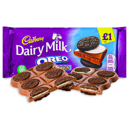 Cadbury Dairy Milk Oreo Sandwich (UK) - 96g - British Chocolate